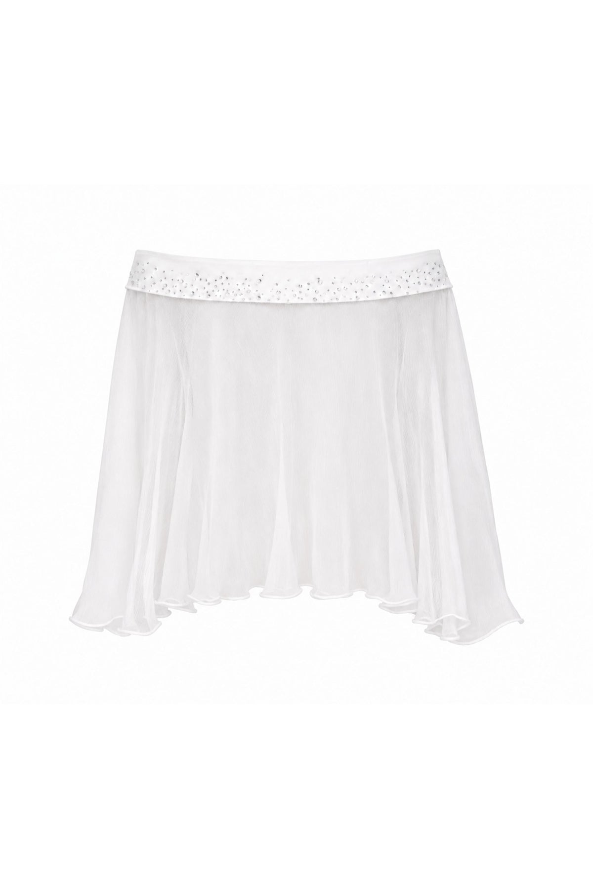 Pearl Chiffon Poncho