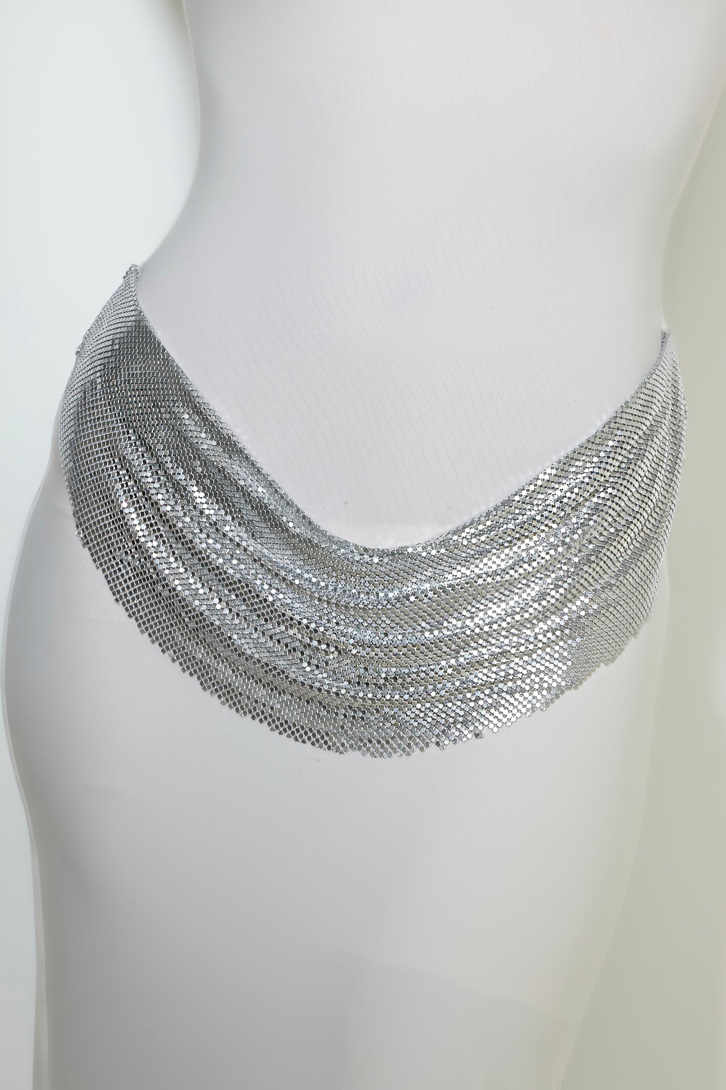 Metallic waist panel on Anna dress
