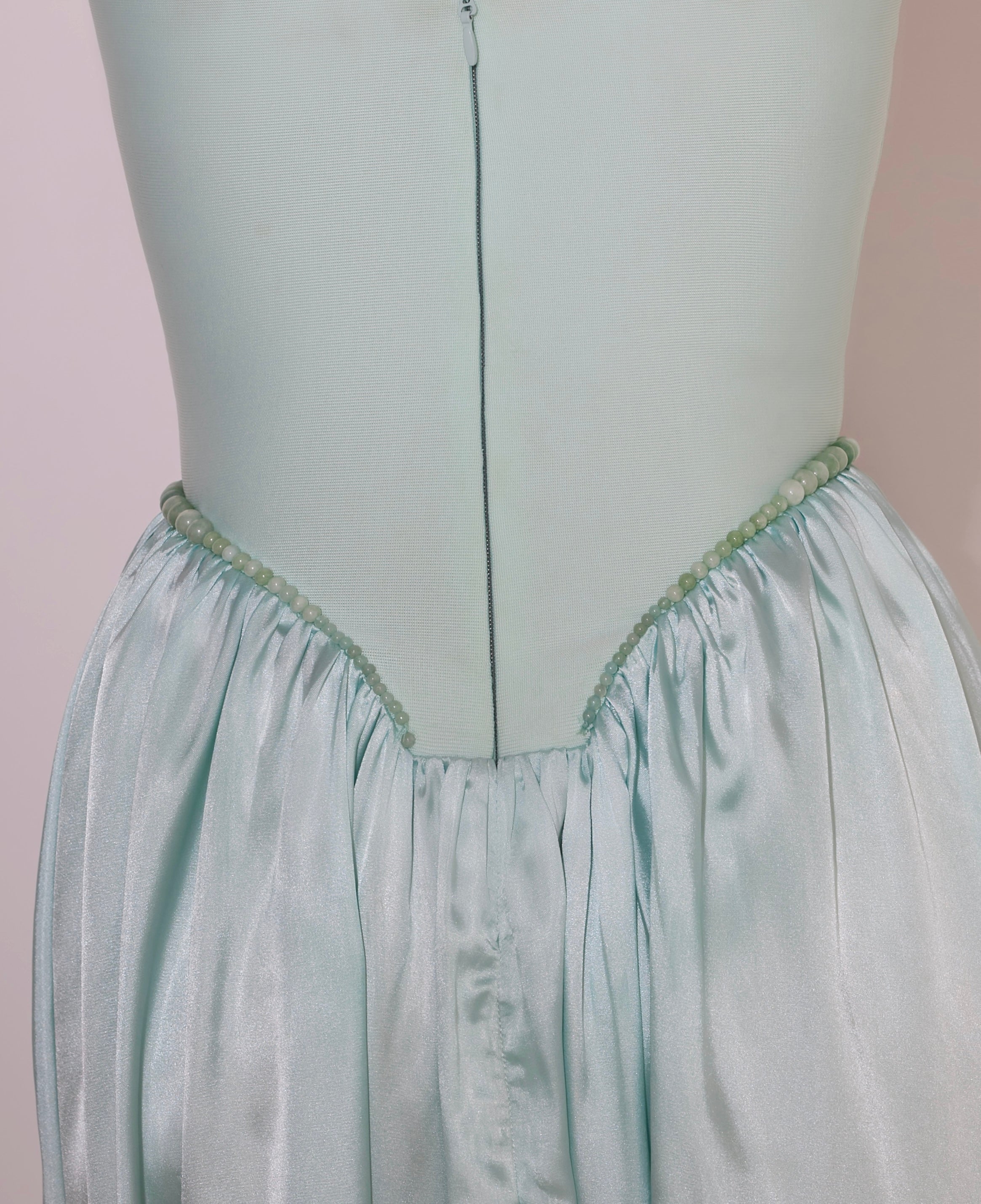 Beaded waist detail on Blair dress