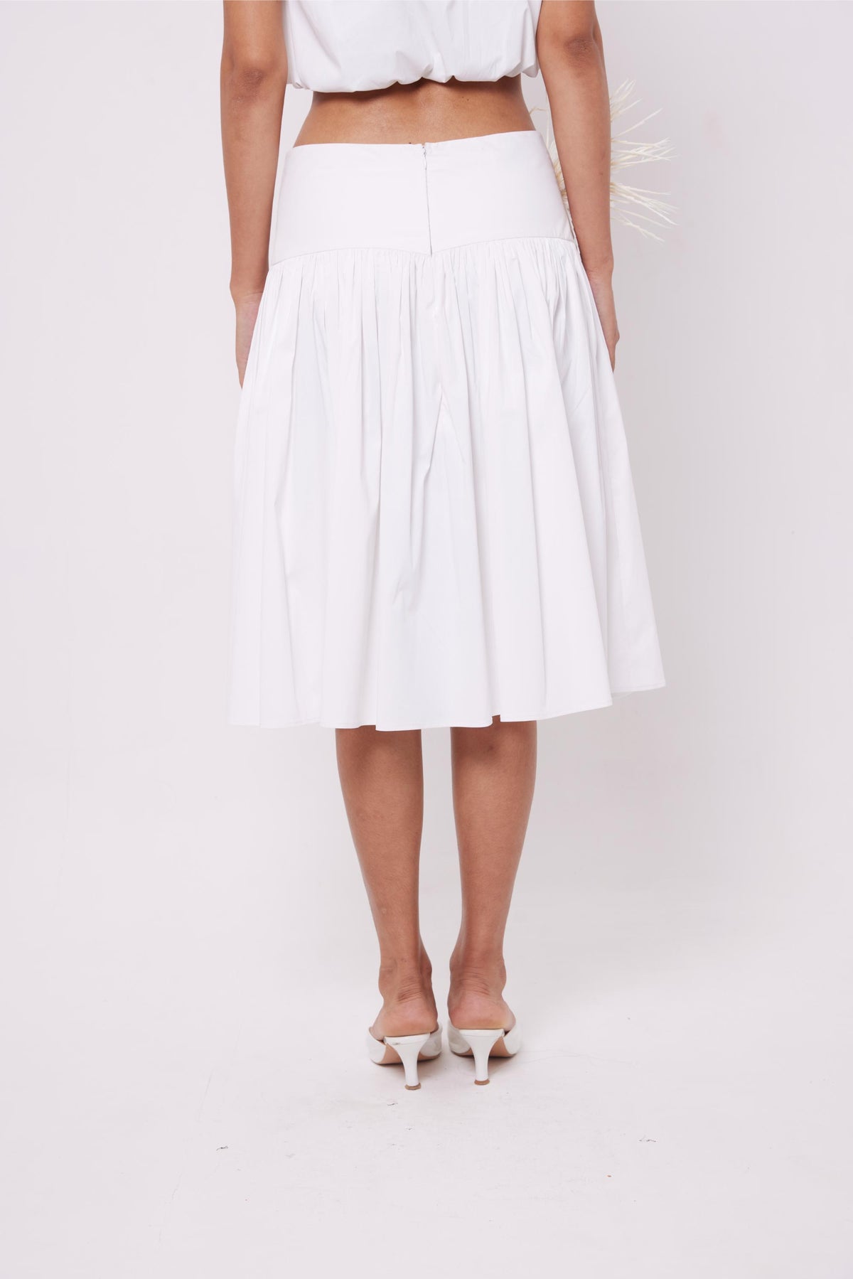 Flower Cotton Skirt