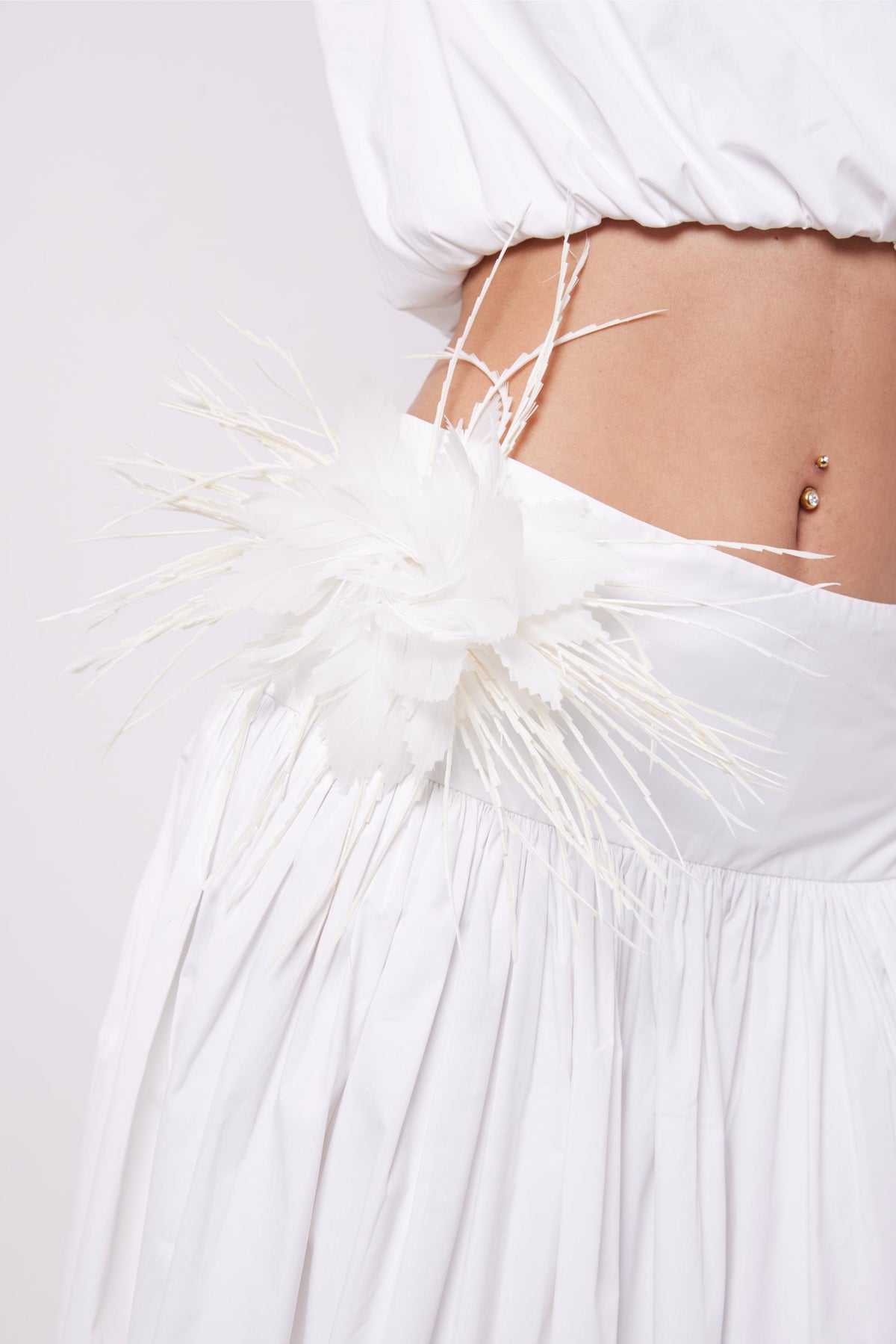 Flower Cotton Skirt