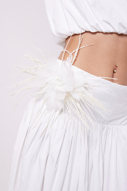 Flower Cotton Skirt