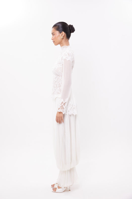 Chiffon Balloon Pants
