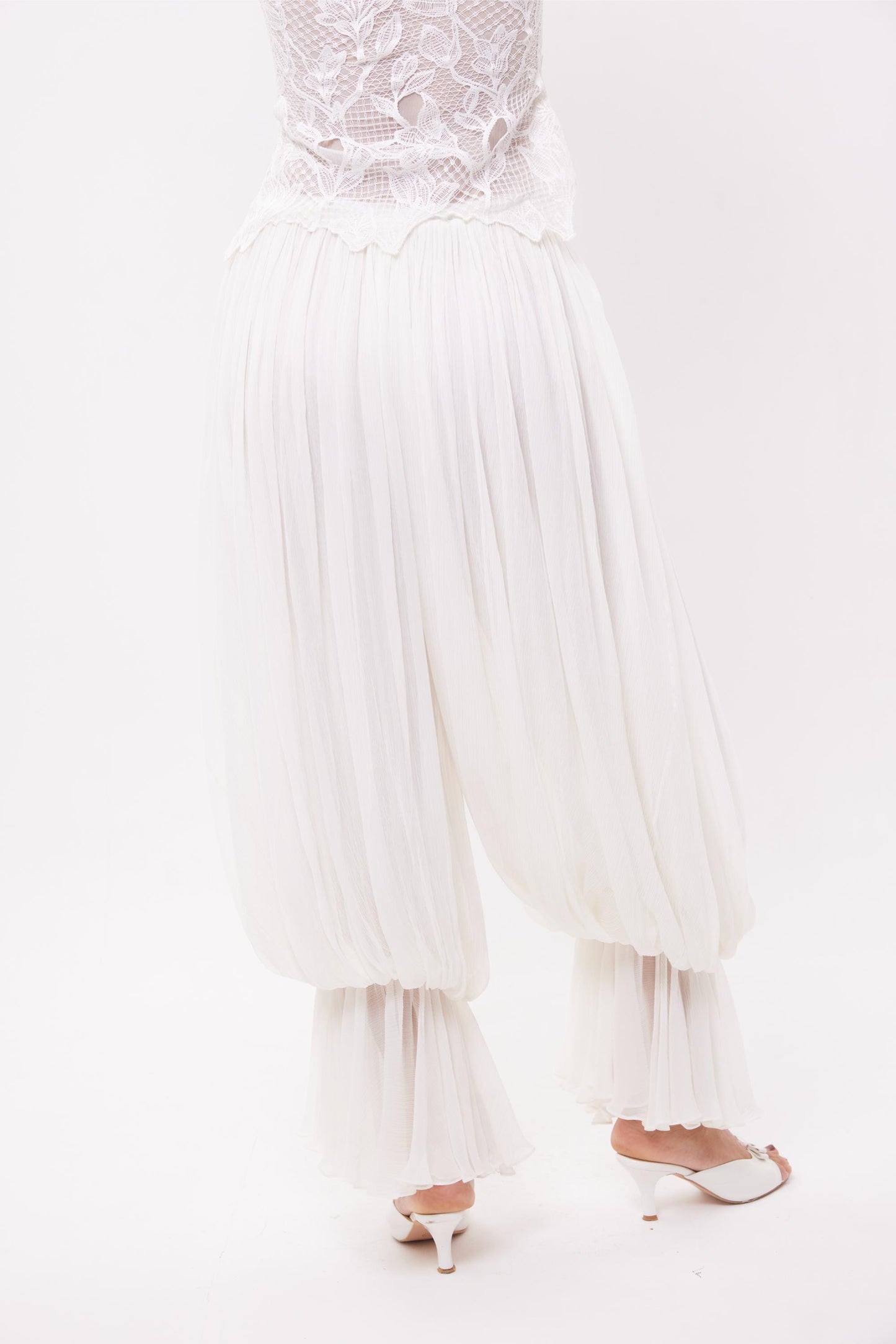 Chiffon Balloon Pants
