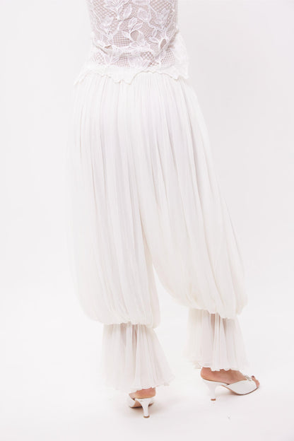 Chiffon Balloon Pants