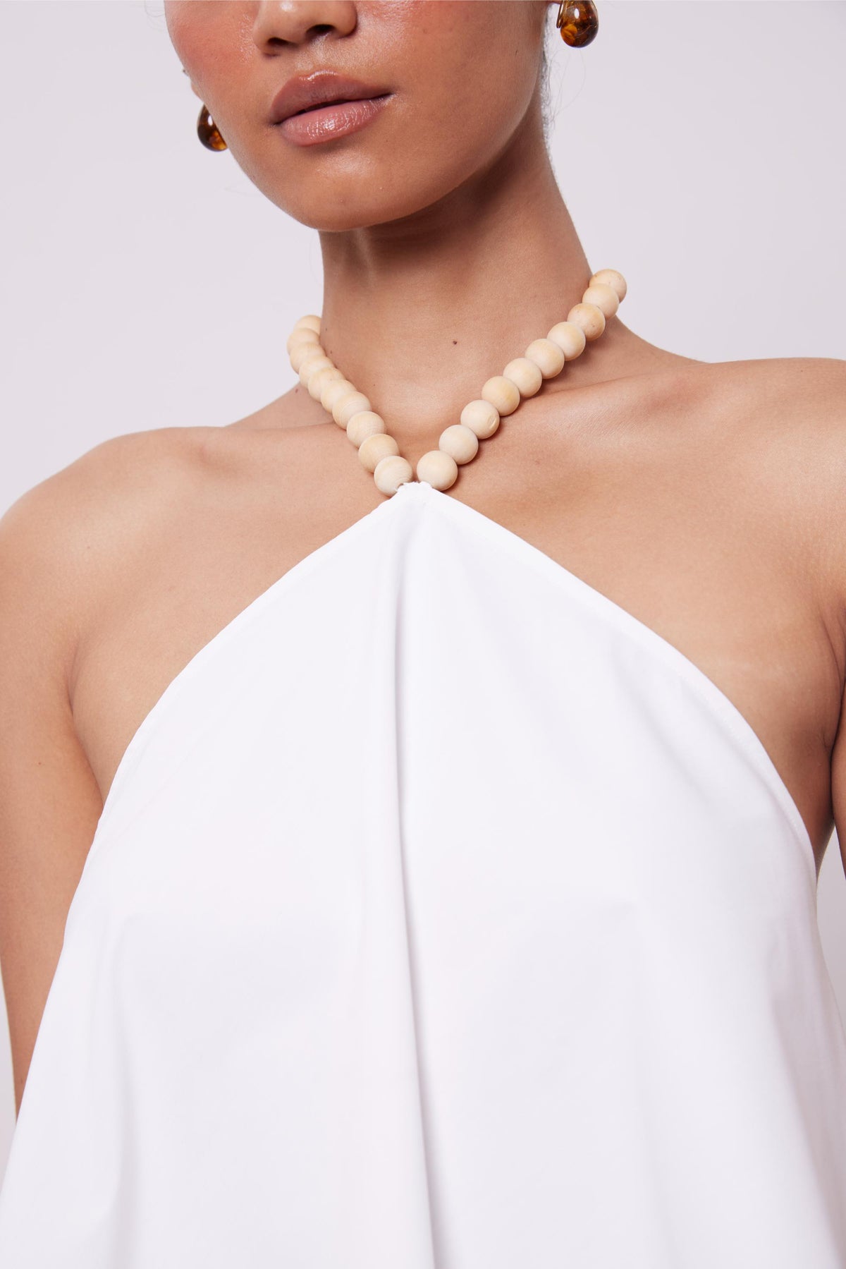Wooden Beaded Top