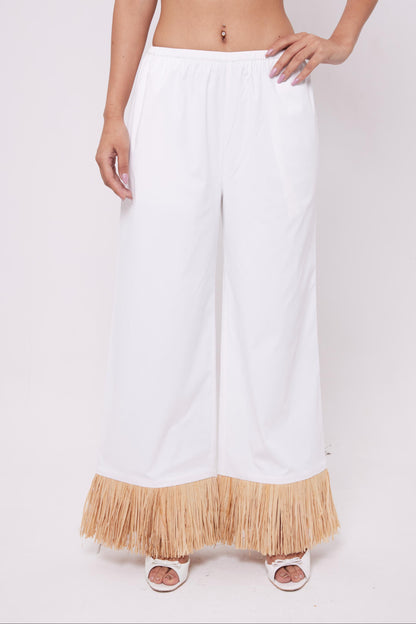 Cotton Rafiya Pants