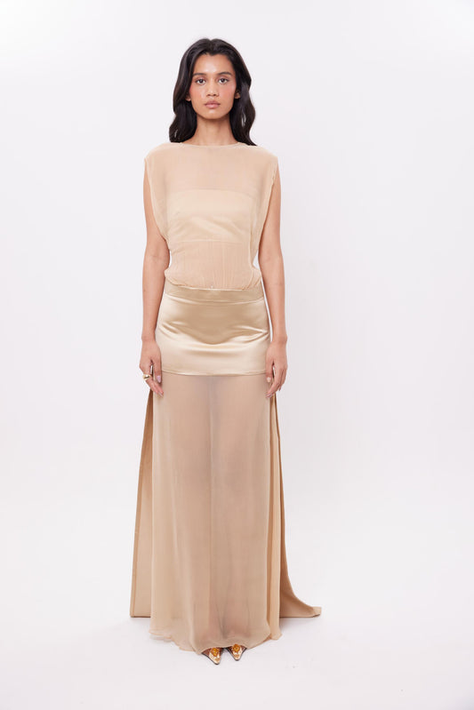Liz Top Champagne