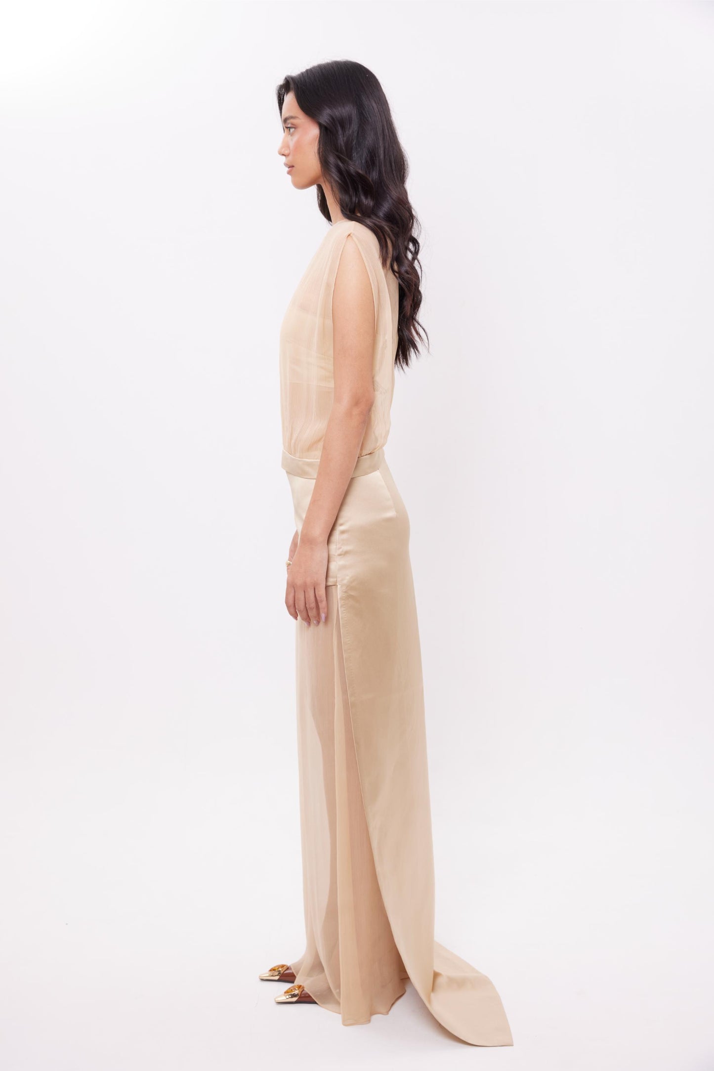 Liz Top Champagne