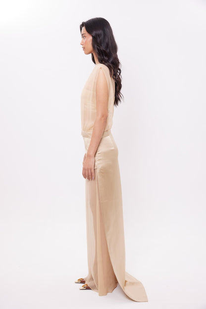 Liz Top Champagne
