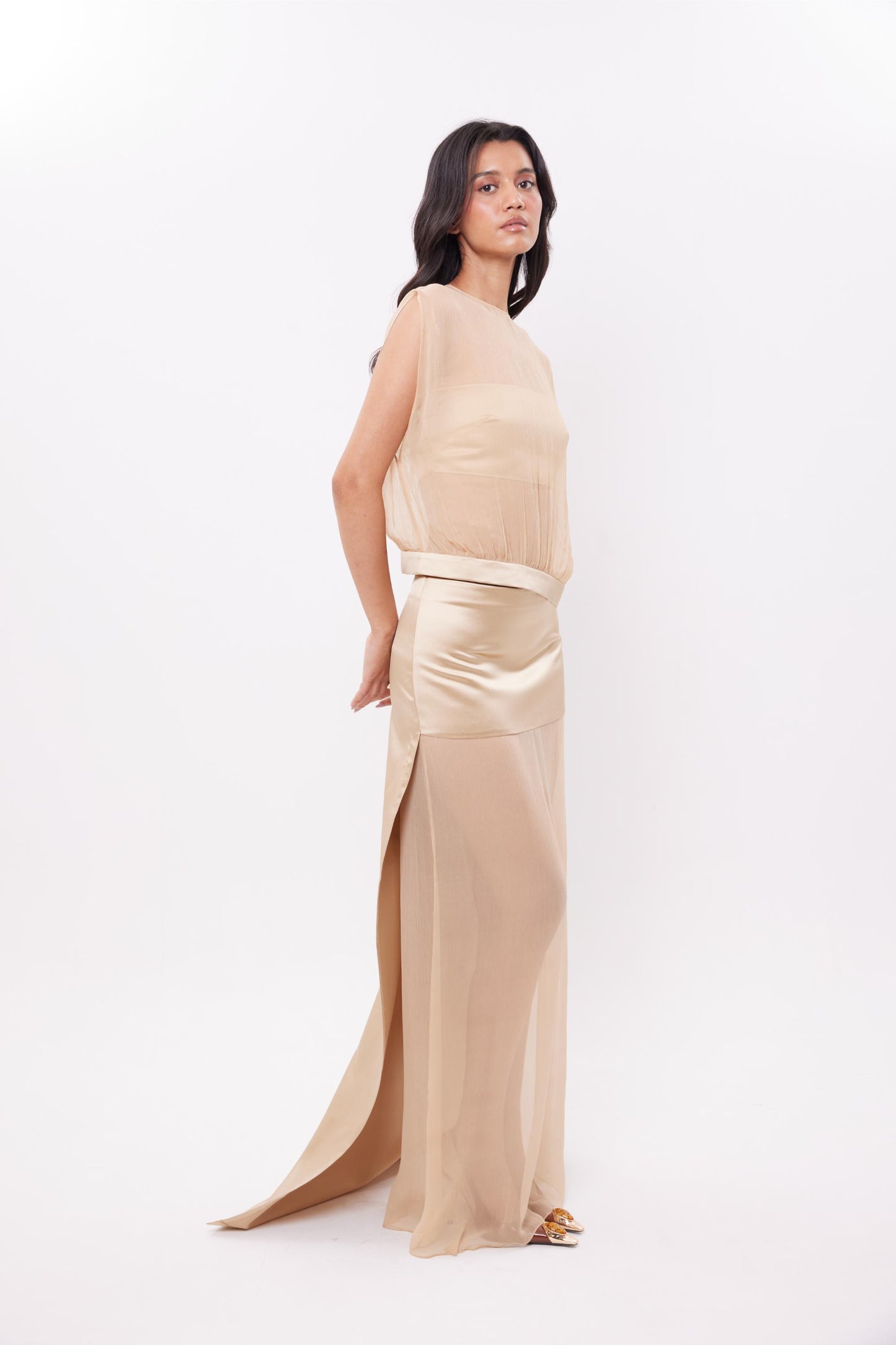 Liz Top Champagne