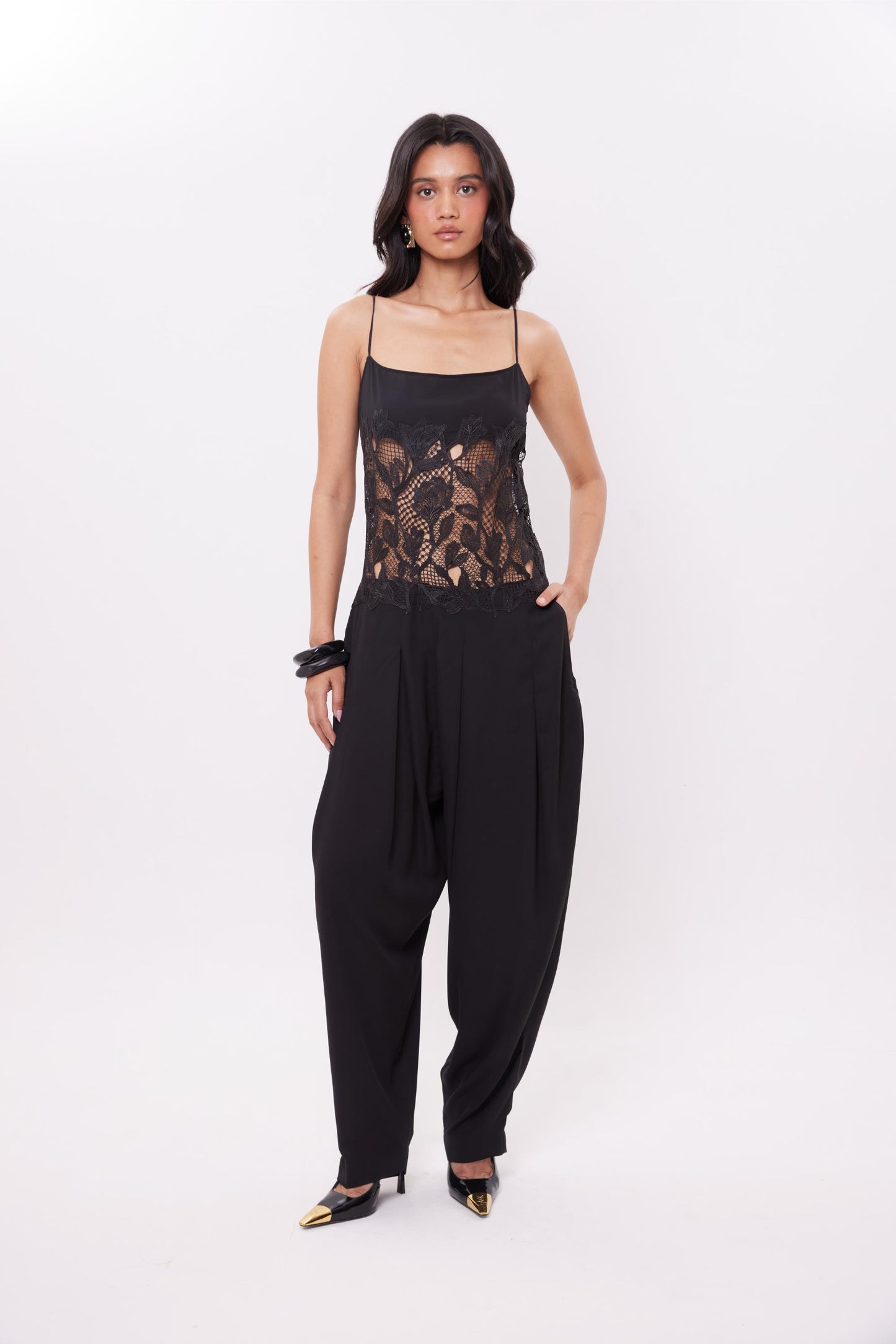 April Lace Jumpsuit