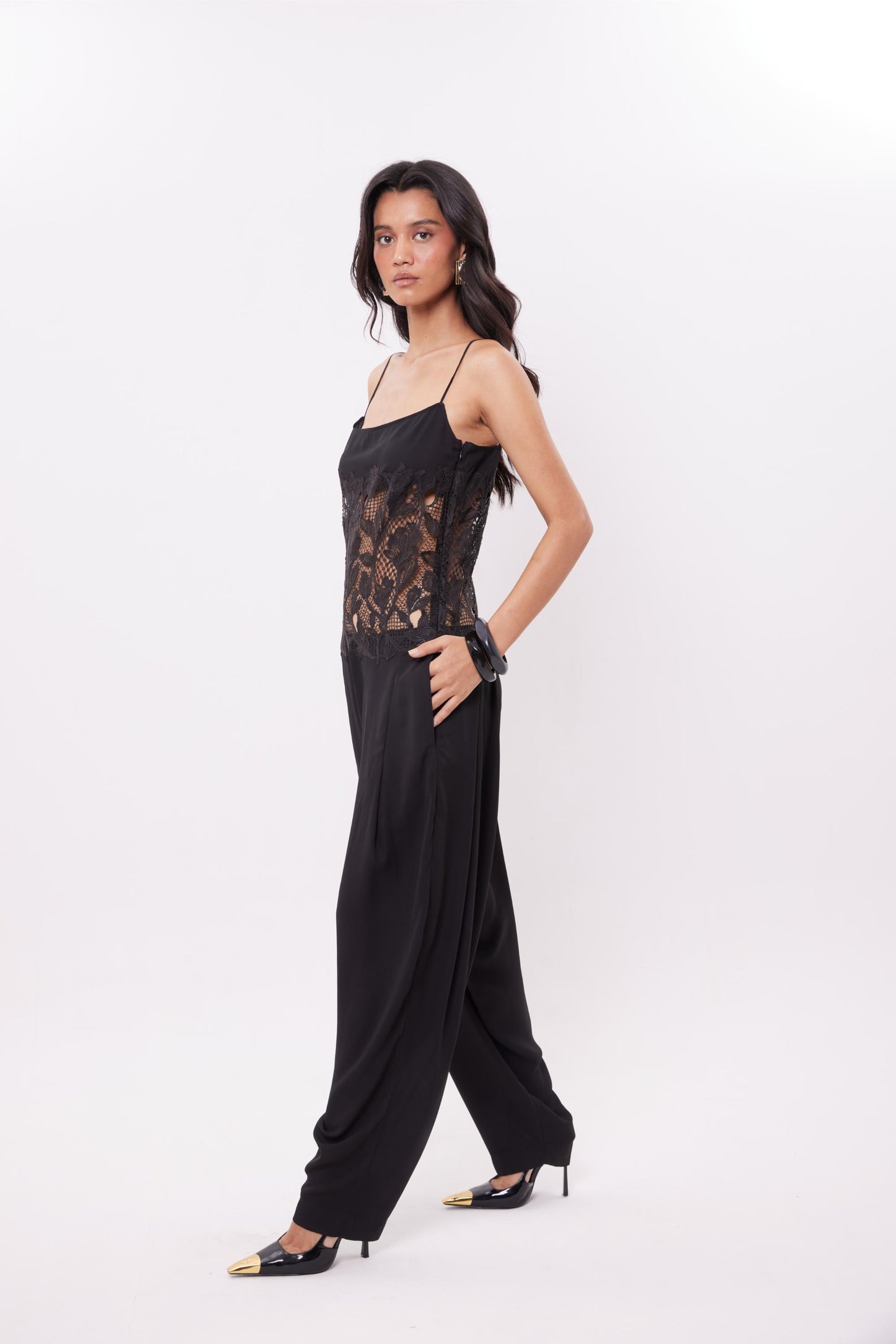 April Lace Jumpsuit