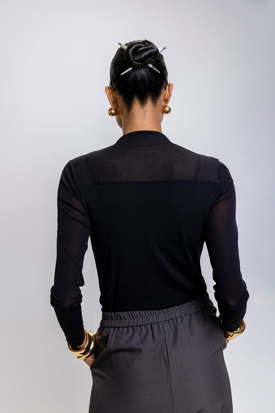 Ensemble trio sur mesure gris