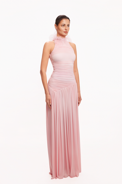 Vestido color rubor