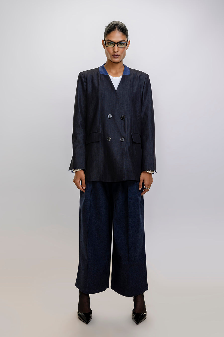Blazer ample décontracté
