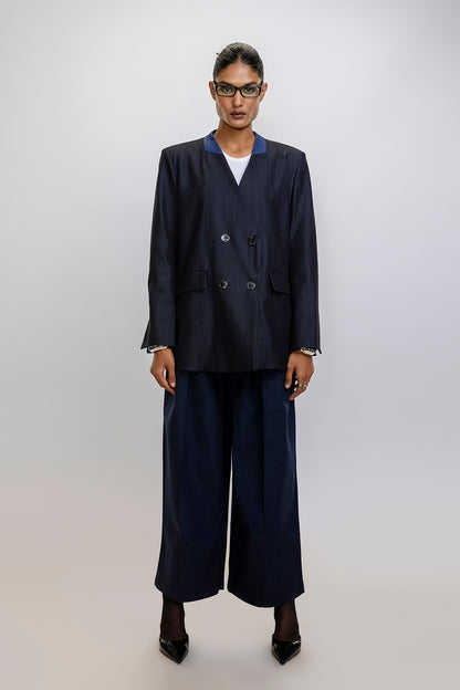 Blazer ample décontracté