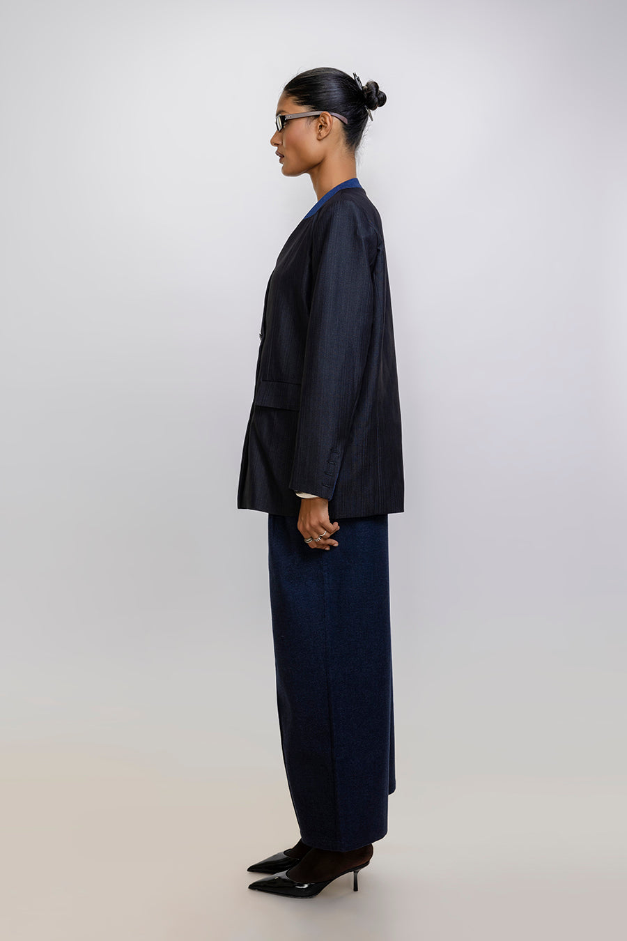 Blazer ample décontracté