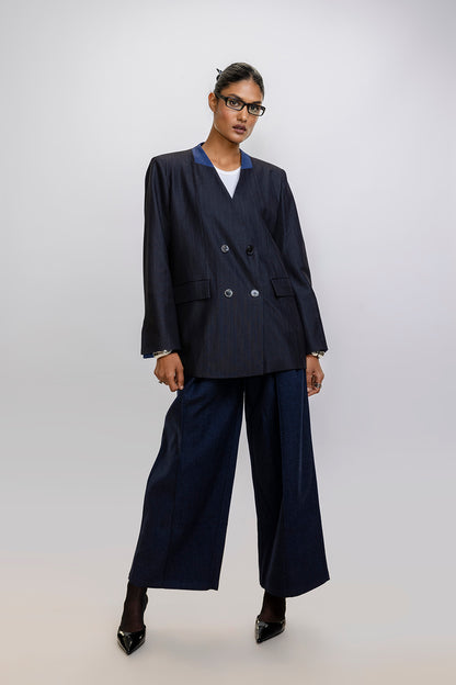 Blazer ample décontracté