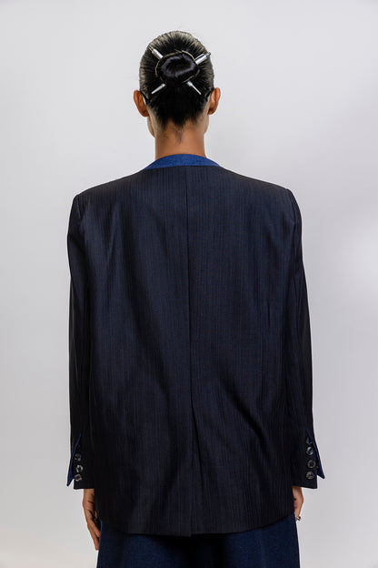 Blazer ample décontracté
