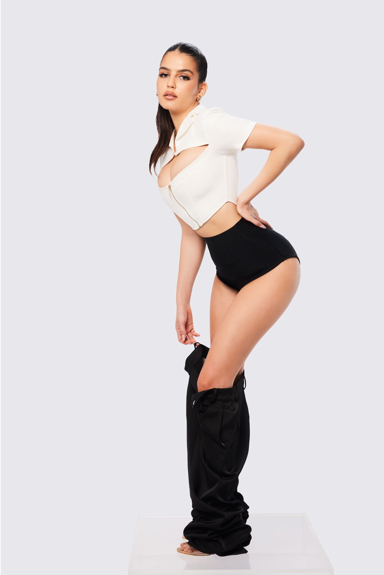 Baggy Glam Pants black