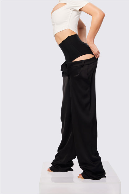 Pantalon ample Glam noir